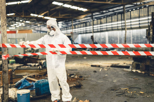 Professional Biohazard technician working in Flat Rock, NC